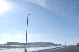 Target distribution Center.  Took up both sides of the road.  Hundreds of trailers and docks.   