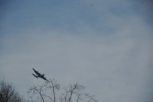 C130 landing at Atlanta airport. 