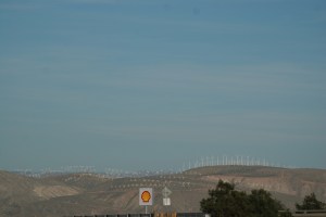 Windmills all over the place in this spot. We went a mile probably and there was row after row after row. Totally ruined the view and I'm sure the tax payers pocket. 